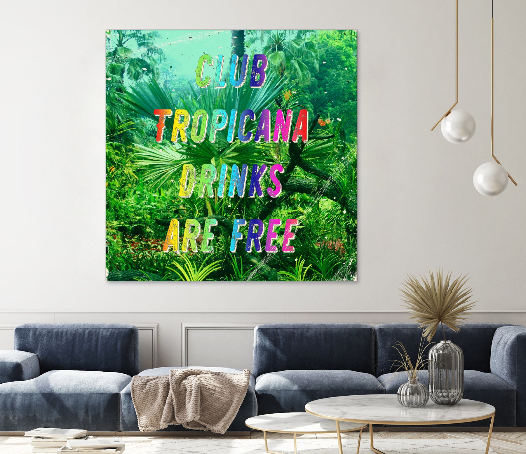 Club Tropicana-#2 by Ralph Frankenberg on GIANT ART - green photo illustration