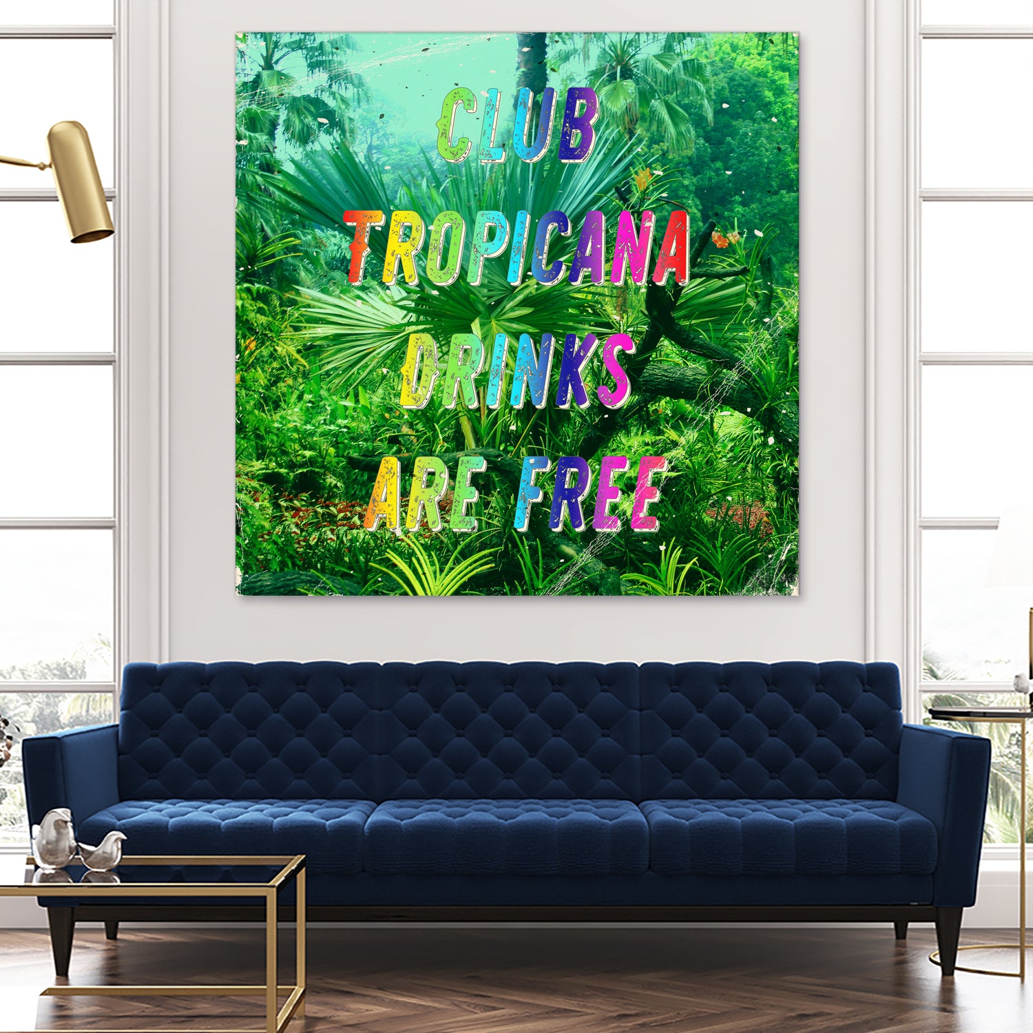 Club Tropicana-#2 by Ralph Frankenberg on GIANT ART - green photo illustration