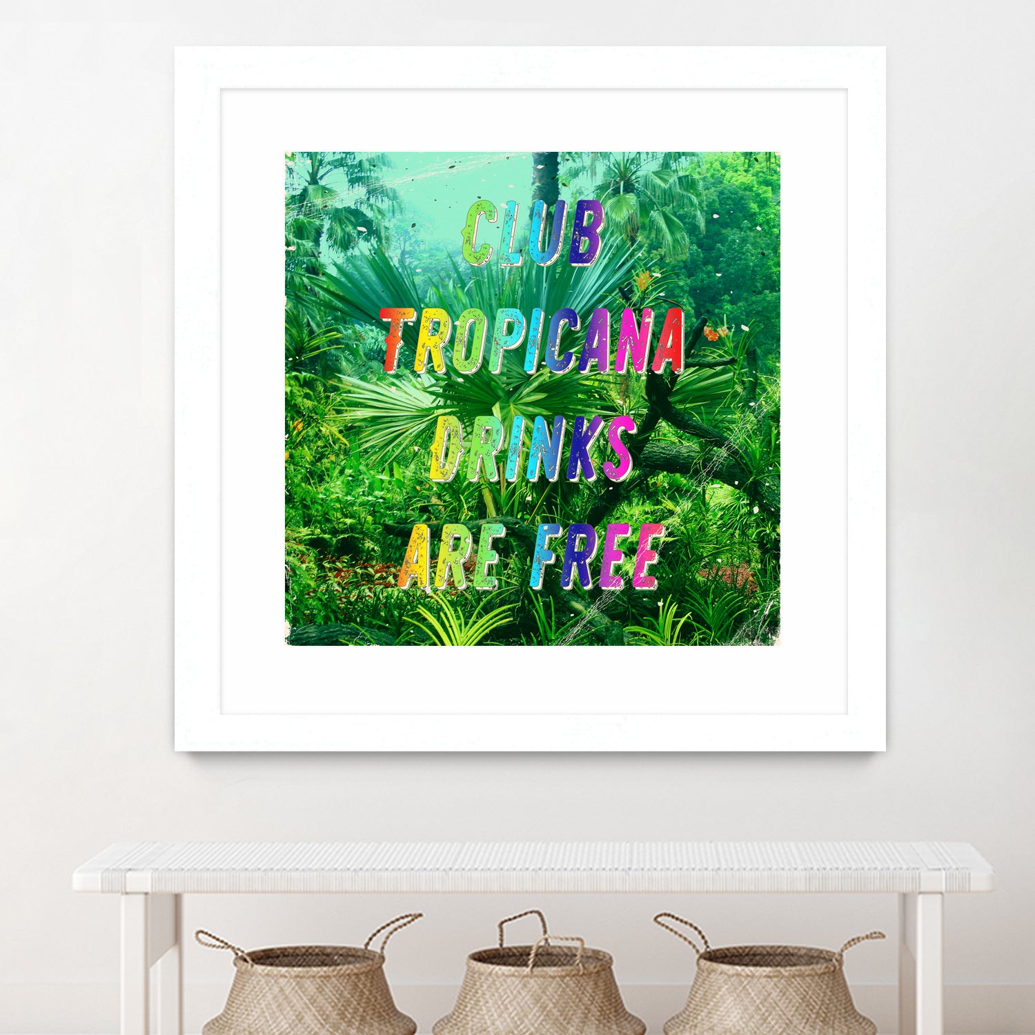 Club Tropicana-#2 by Ralph Frankenberg on GIANT ART - green photo illustration