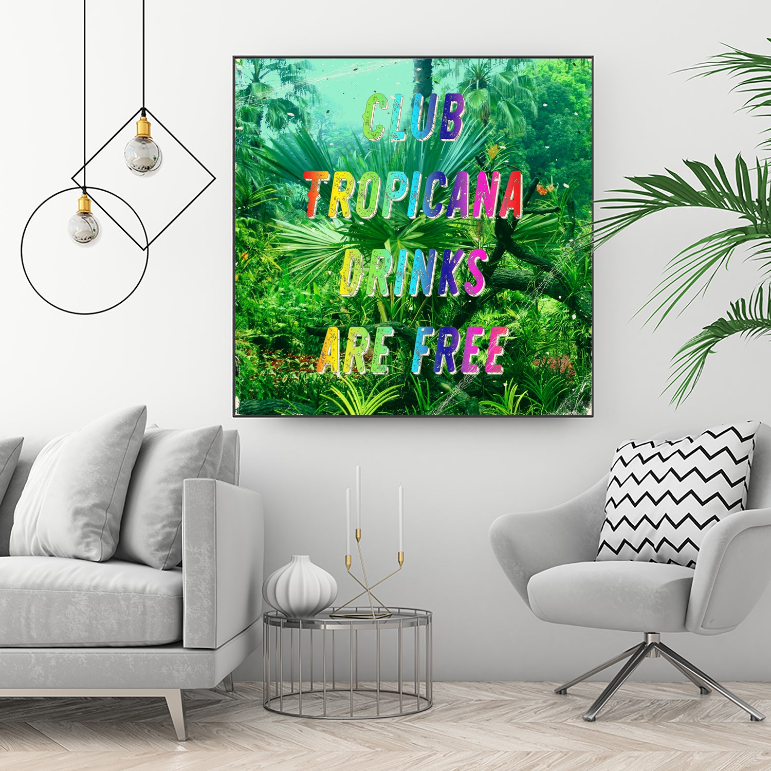 Club Tropicana-#2 by Ralph Frankenberg on GIANT ART - green photo illustration