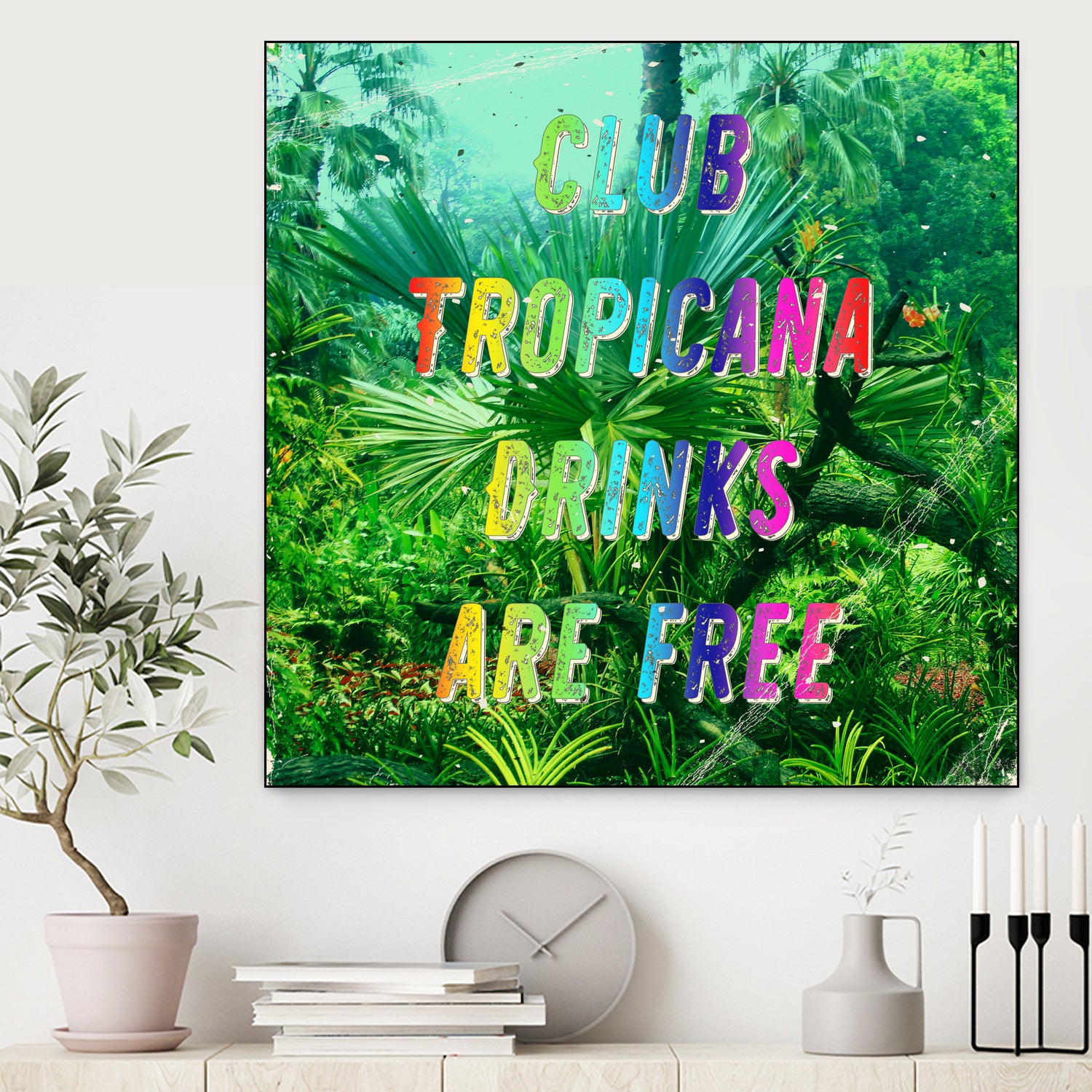 Club Tropicana-#2 by Ralph Frankenberg on GIANT ART - green photo illustration