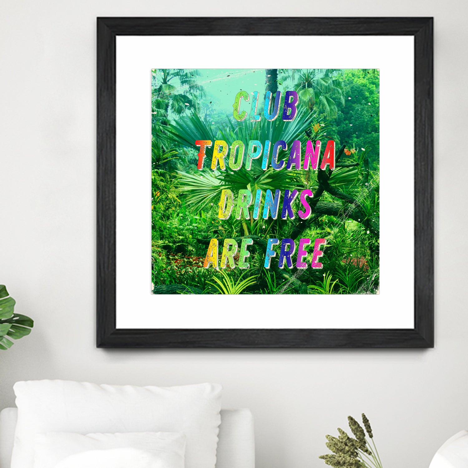 Club Tropicana-#2 by Ralph Frankenberg on GIANT ART - green photo illustration