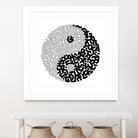 Yin & Yang by Caroline BESSIERES on GIANT ART - black digital drawing