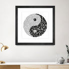 Yin & Yang by Caroline BESSIERES on GIANT ART - black digital drawing