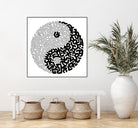 Yin & Yang by Caroline BESSIERES on GIANT ART - black digital drawing