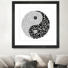 Yin & Yang by Caroline BESSIERES on GIANT ART - black digital drawing