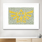 The Triforce by Caroline BESSIERES on GIANT ART - yellow digital drawing