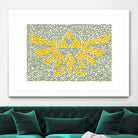 The Triforce by Caroline BESSIERES on GIANT ART - yellow digital drawing