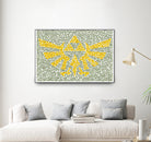 The Triforce by Caroline BESSIERES on GIANT ART - yellow digital drawing