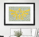 The Triforce by Caroline BESSIERES on GIANT ART - yellow digital drawing