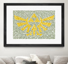 The Triforce by Caroline BESSIERES on GIANT ART - yellow digital drawing