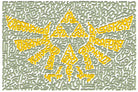 The Triforce by Caroline BESSIERES on GIANT ART - yellow digital drawing