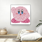 Kirby by Caroline BESSIERES on GIANT ART - pink game design