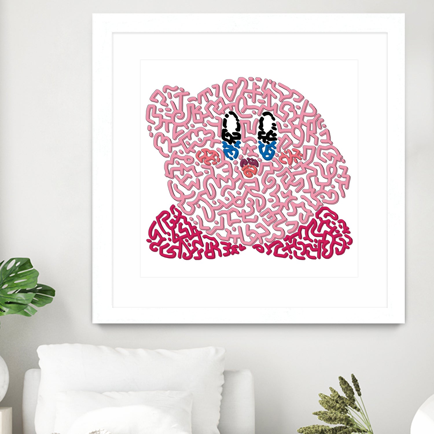 Kirby by Caroline BESSIERES on GIANT ART - pink game design