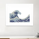 The Wave by Caroline BESSIERES on GIANT ART - blue digital drawing