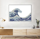 The Wave by Caroline BESSIERES on GIANT ART - blue digital drawing