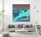 River by Jamison Gish on GIANT ART - blue digital painting