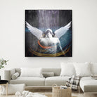 dark rain angel by Vin Zzep on GIANT ART - white photo illustration