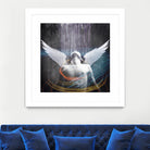 dark rain angel by Vin Zzep on GIANT ART - white photo illustration