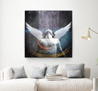 dark rain angel by Vin Zzep on GIANT ART - white photo illustration