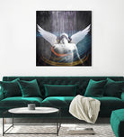 dark rain angel by Vin Zzep on GIANT ART - white photo illustration