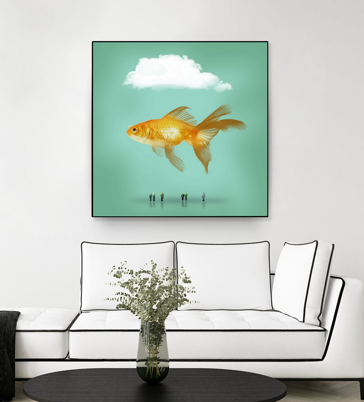 balloon fish by Vin Zzep on GIANT ART - white photo illustration