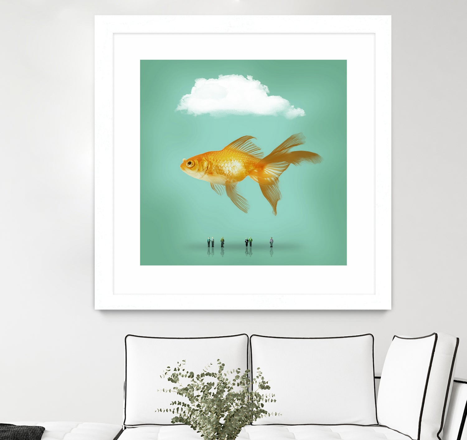 balloon fish by Vin Zzep on GIANT ART - white photo illustration