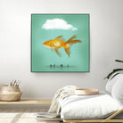 balloon fish by Vin Zzep on GIANT ART - white photo illustration