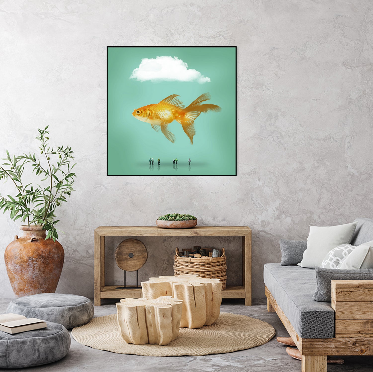 balloon fish by Vin Zzep on GIANT ART - white photo illustration