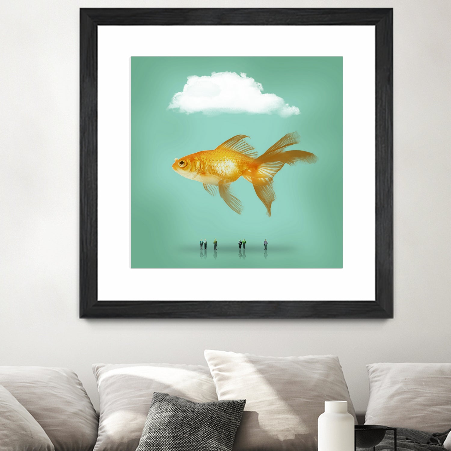 balloon fish by Vin Zzep on GIANT ART - white photo illustration