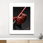 Darth Maul by Eber Riera on GIANT ART - red digital painting