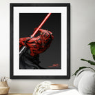 Darth Maul by Eber Riera on GIANT ART - red digital painting