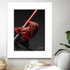 Darth Maul by Eber Riera on GIANT ART - red digital painting