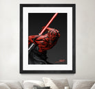 Darth Maul by Eber Riera on GIANT ART - red digital painting