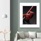 Darth Maul by Eber Riera on GIANT ART - red digital painting