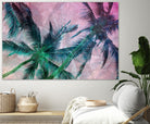 Textured Palms II by Lisa Argyropoulos on GIANT ART - green photo illustration