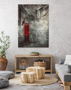 Red Letter Box by Alina Sliwinska on GIANT ART - red mixed media