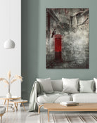 Red Letter Box by Alina Sliwinska on GIANT ART - red mixed media