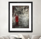 Red Letter Box by Alina Sliwinska on GIANT ART - red mixed media