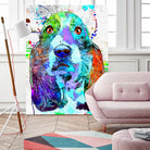 Basset Hound by Daniel Janda on GIANT ART - black digital painting