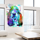 Basset Hound by Daniel Janda on GIANT ART - black digital painting