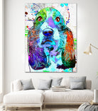 Basset Hound by Daniel Janda on GIANT ART - black digital painting