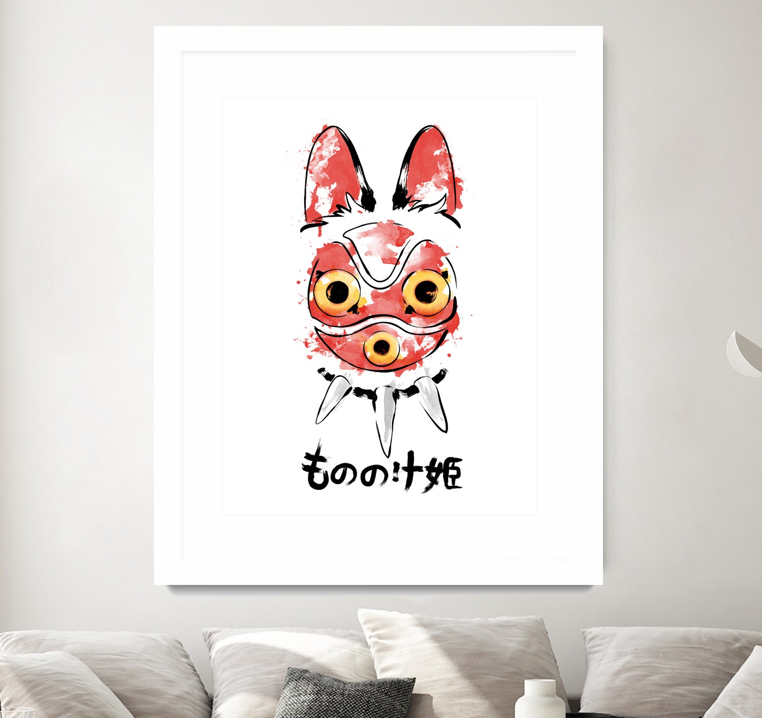 Wolf Girl Mask by Antonio Camarena on GIANT ART - white digital painting