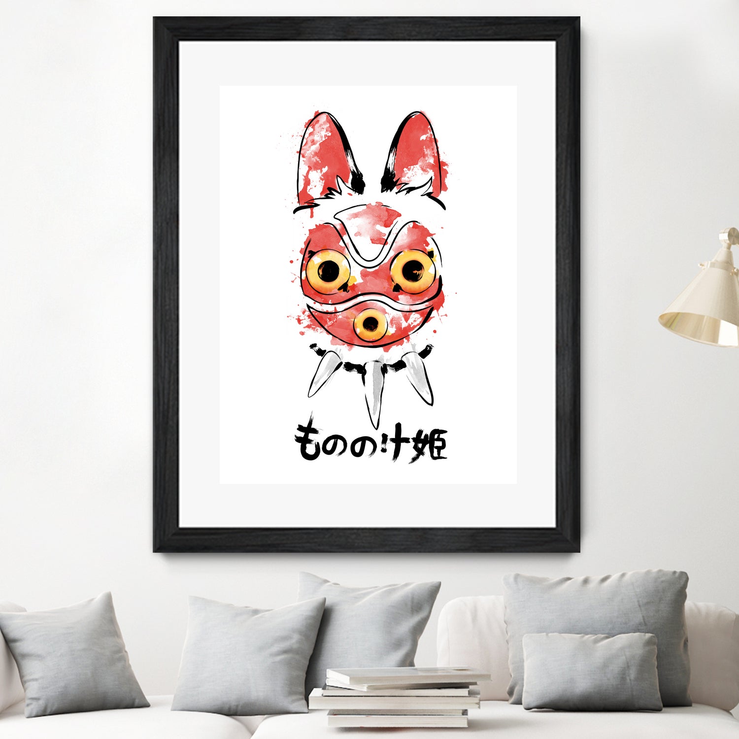 Wolf Girl Mask by Antonio Camarena on GIANT ART - white digital painting