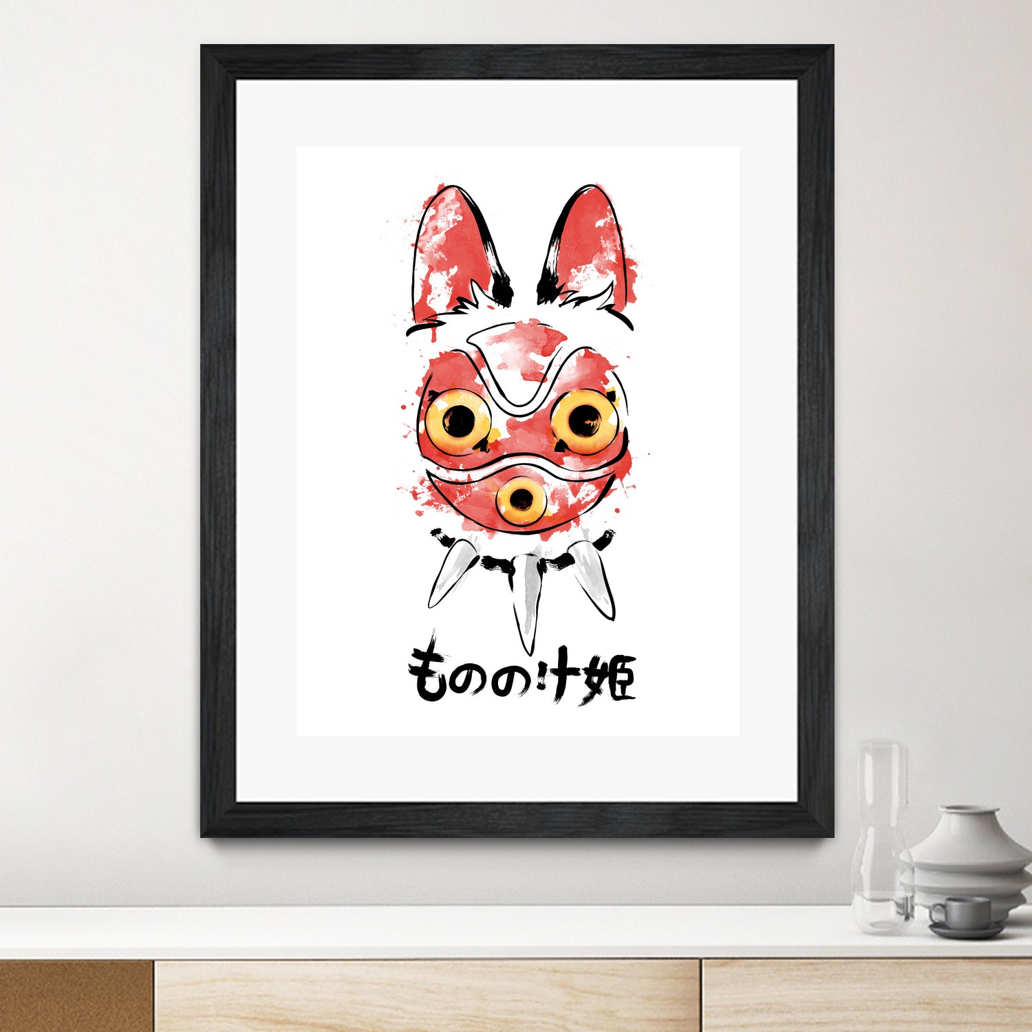 Wolf Girl Mask by Antonio Camarena on GIANT ART - white digital painting