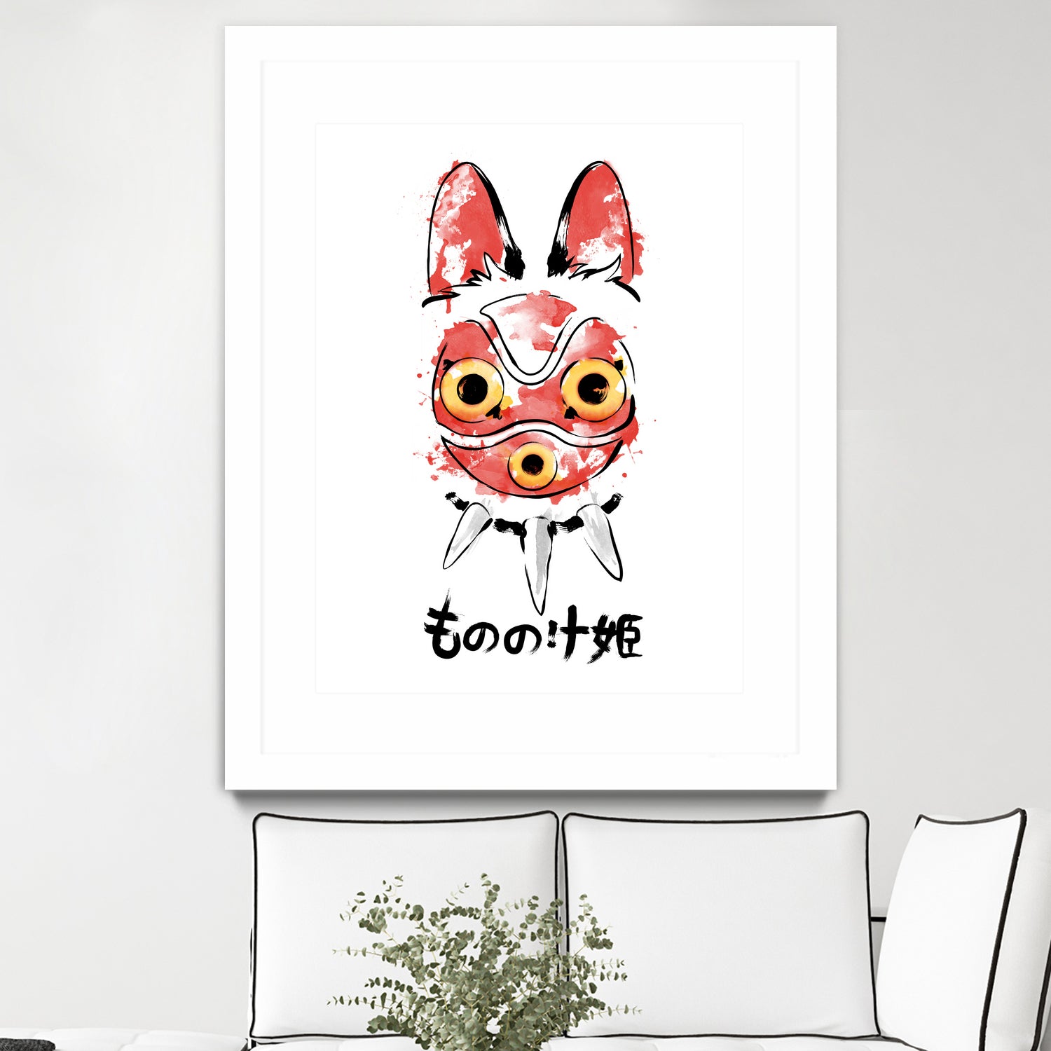 Wolf Girl Mask by Antonio Camarena on GIANT ART - white digital painting