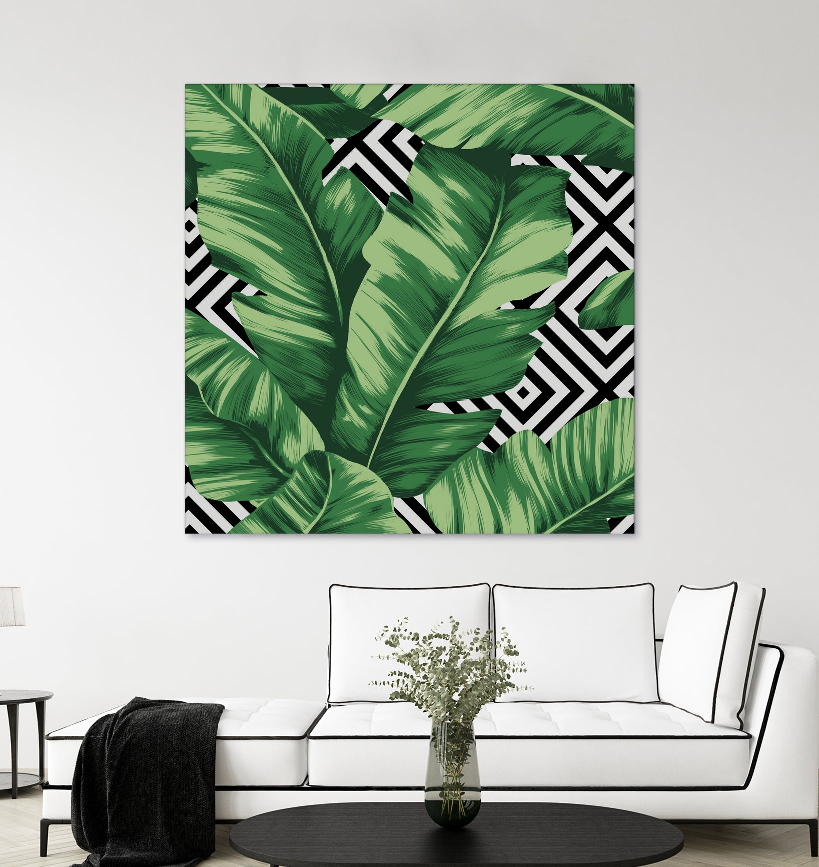 Banana leaf by Paola Morpheus on GIANT ART - green digital painting