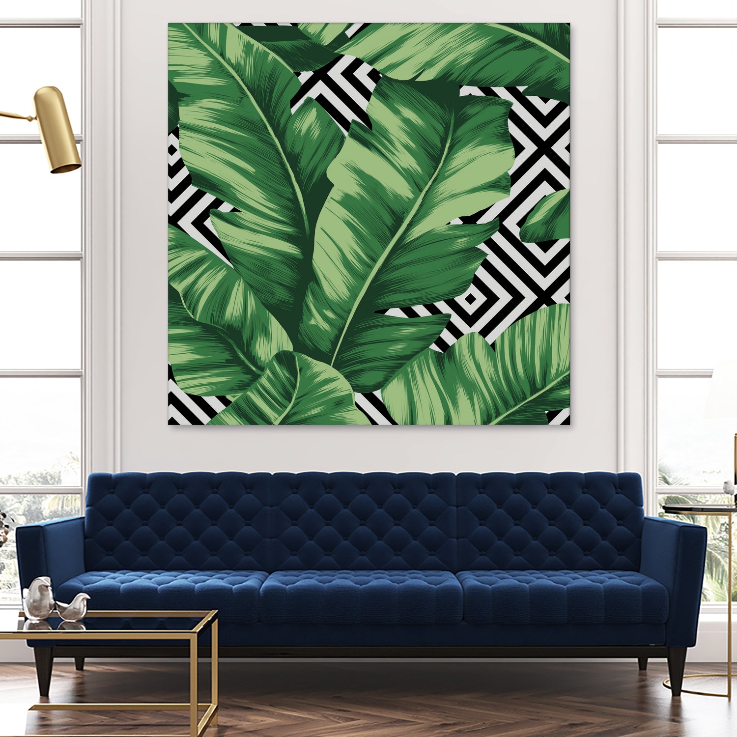 Banana leaf by Paola Morpheus on GIANT ART - green digital painting