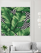 Banana leaf by Paola Morpheus on GIANT ART - green digital painting