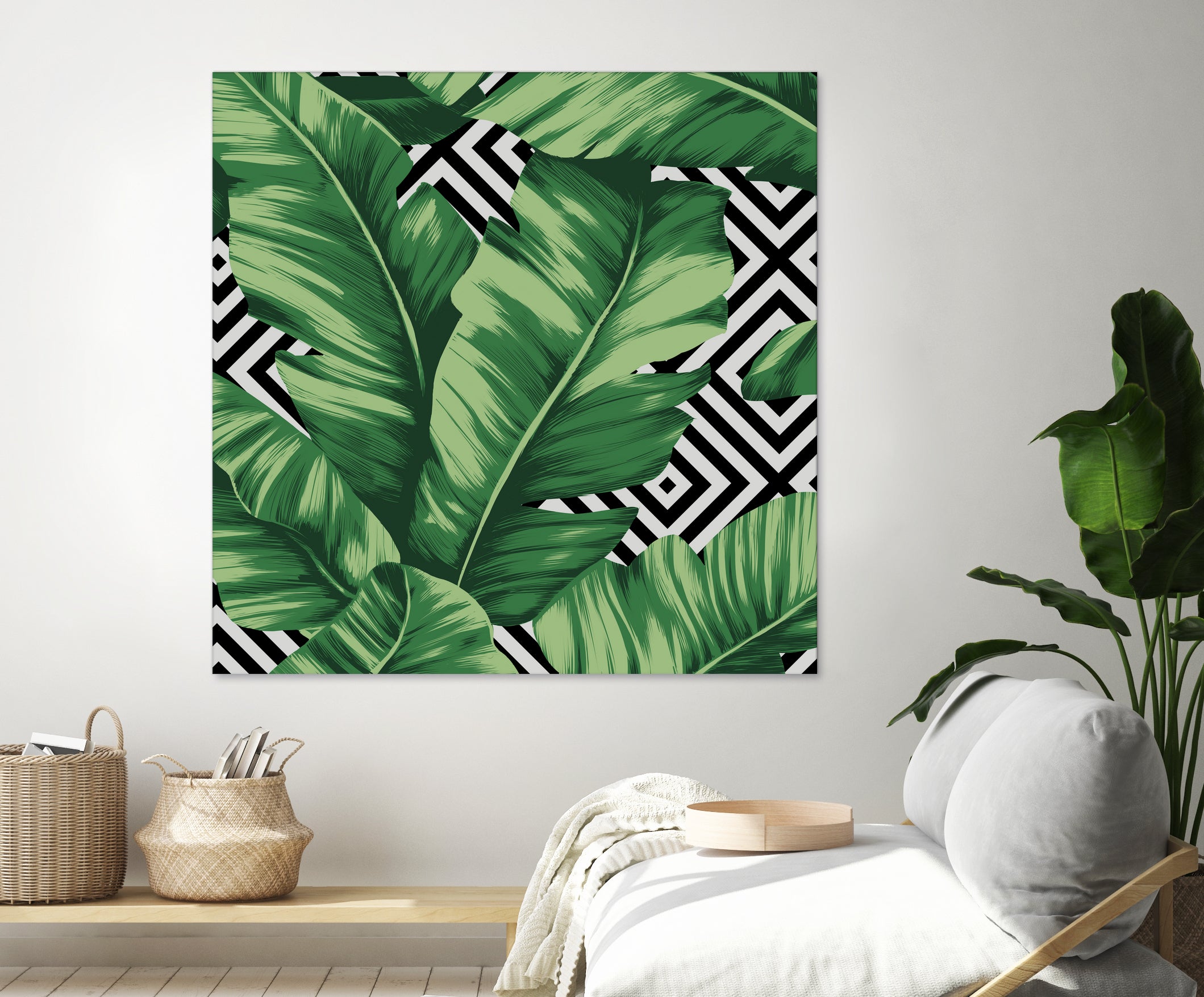 Banana leaf by Paola Morpheus on GIANT ART - green digital painting